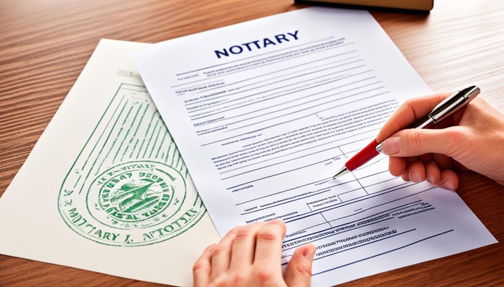 Attestation of Documents by Notary